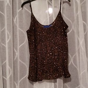 Spaghetti strap flowy tunic